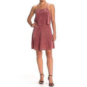 NWT Angie Popover Stripe Velvet Dress